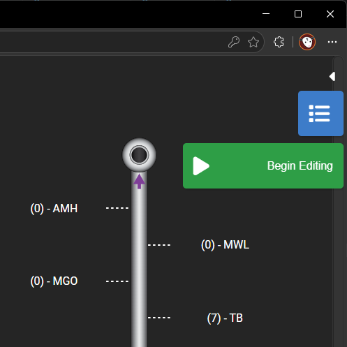 Begin Editing