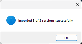 POSM Data Sync backup completed