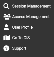 POSM Central left navigation menu