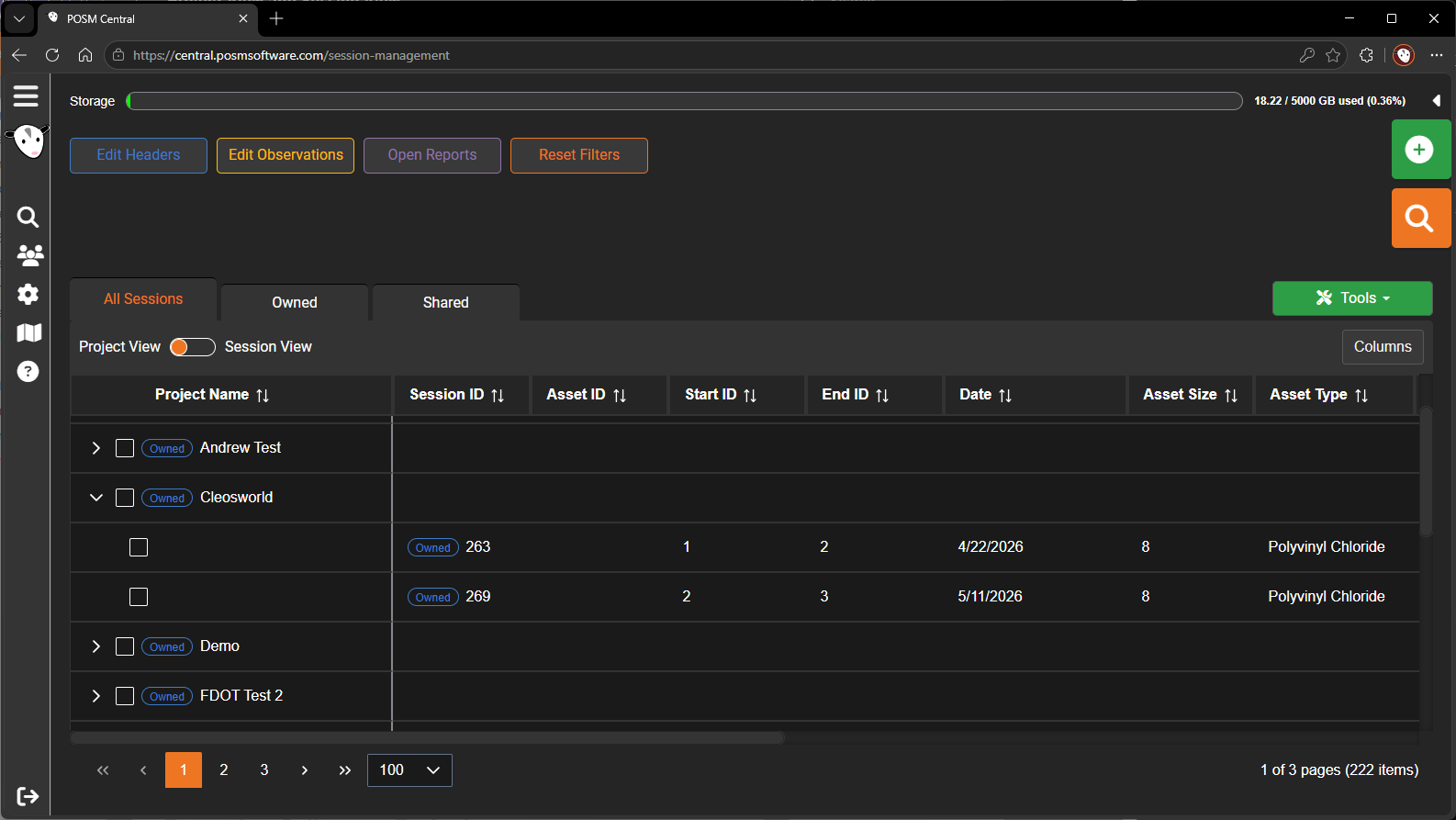 Project View Expanded