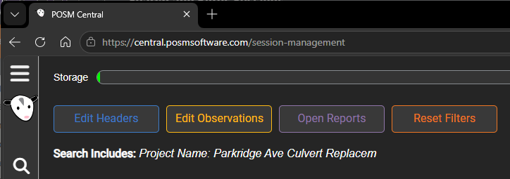 POSM Central inspection controls